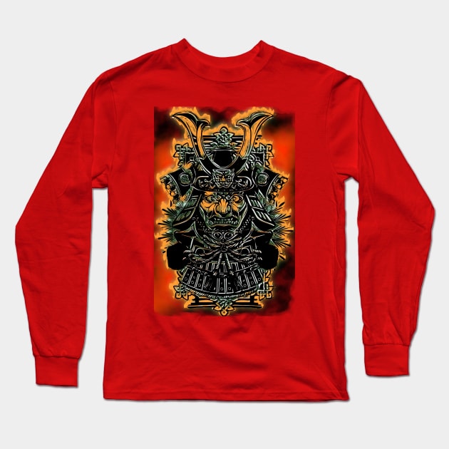 Samurai spirit Long Sleeve T-Shirt by GenaroW